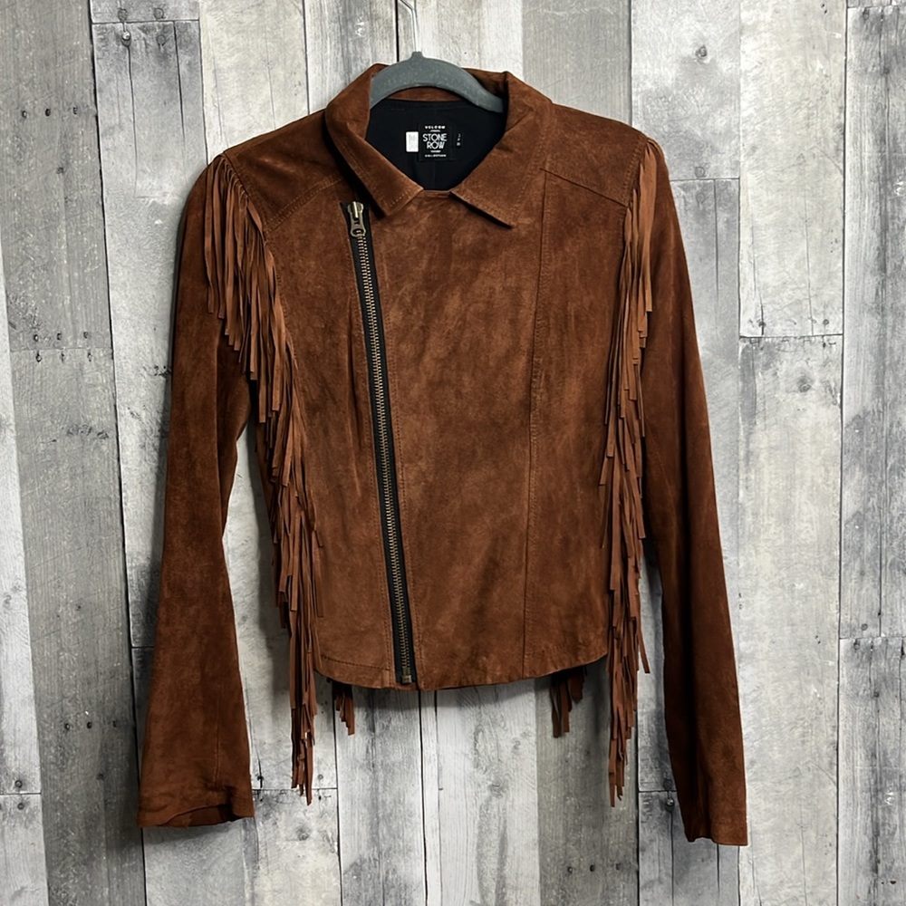 Volcom suede western jacket
